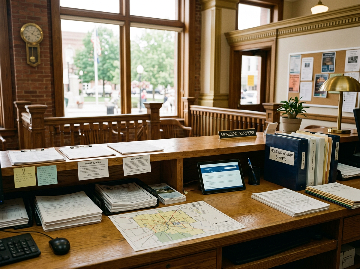 Municipal documents and public information systems organized for local government staff